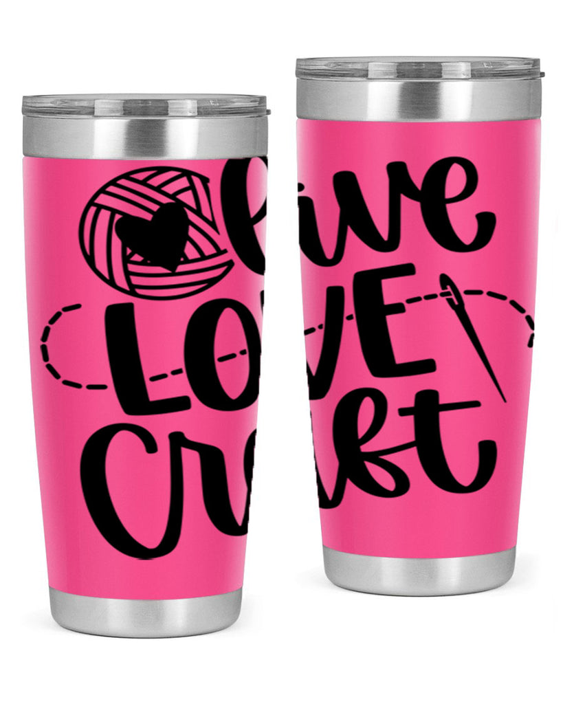Live Love Craft 15#- crafting- Tumbler