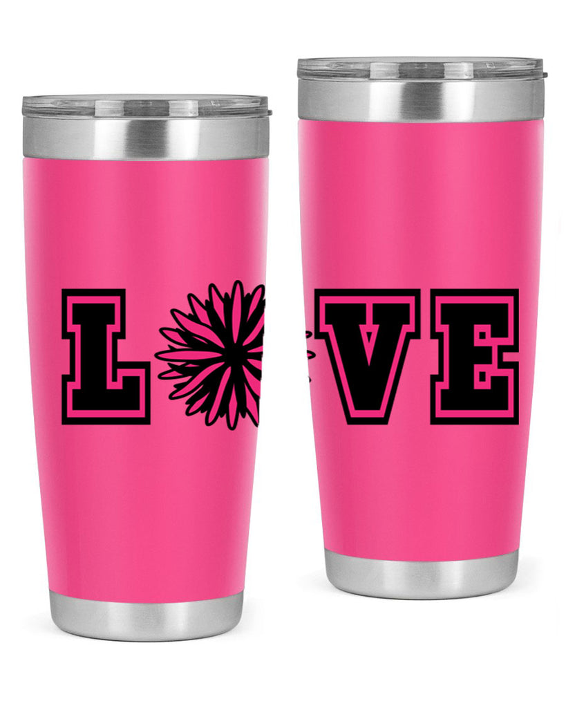 Love 694#- cheer- Tumbler