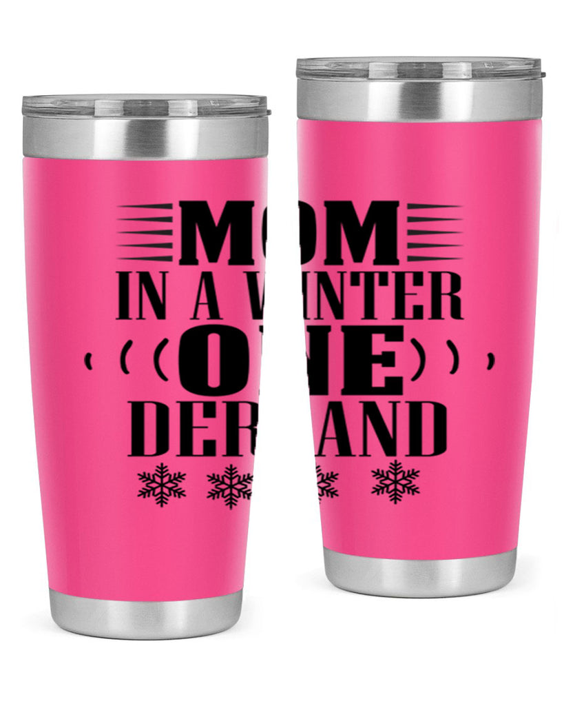 MOM IN A WINTER ONE DERLAND 322#- winter- Tumbler