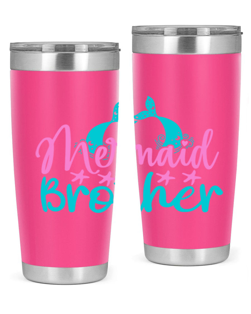 Mermaid Brother 354#- mermaid- Tumbler