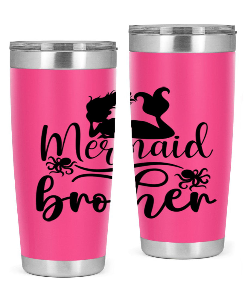 Mermaid Brother 355#- mermaid- Tumbler