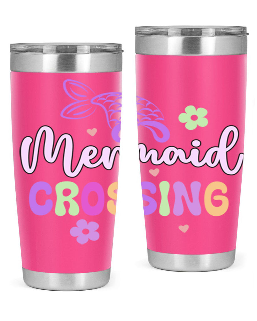 Mermaid Crossing 401#- mermaid- Tumbler