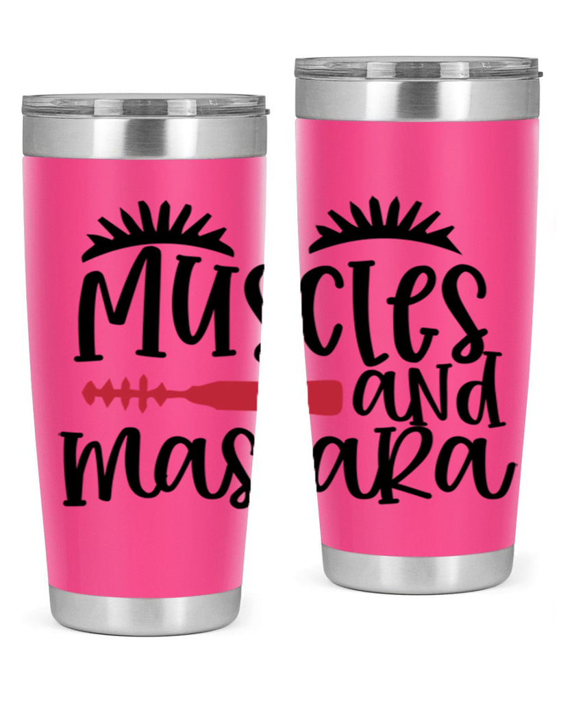 Muscles and mascara design Style 221#- make up- Tumbler