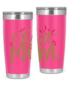 Mutt Mom Style 69#- dog- Tumbler