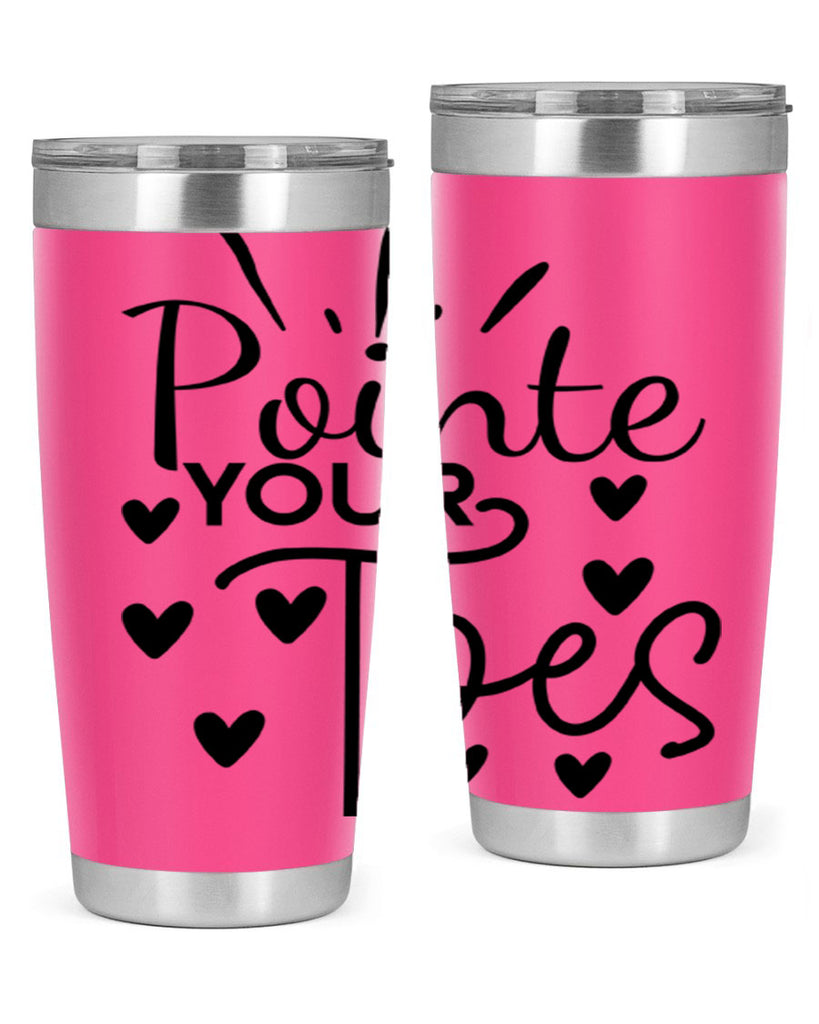 Pointe Your Toes 73#- ballet- Tumbler