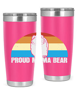 Proud mama bear 26#- Bears- Tumbler
