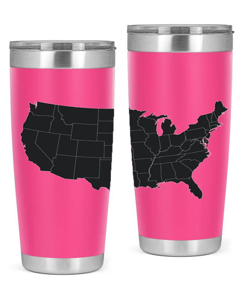 Separate Color Map Style 71#- Fourt Of July- Tumbler