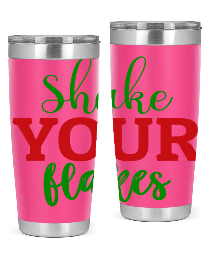 Shake Your Flakes 355#- winter- Tumbler