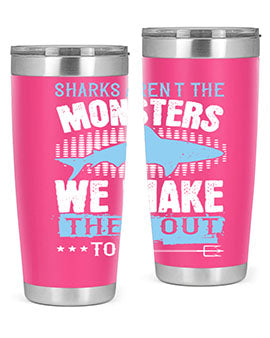 Sharks arent the monsters we make them out to be Style 26#- shark  fish- Tumbler