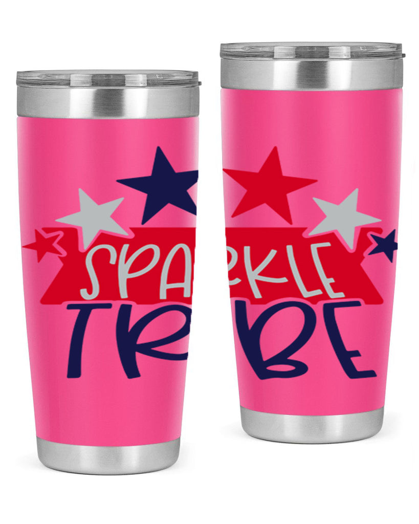 Sparkle Tribe Style 172#- Fourt Of July- Tumbler