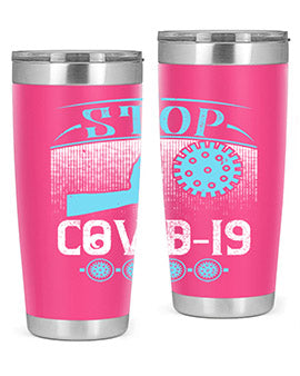 Stop covid Style 22#- corona virus- Tumbler