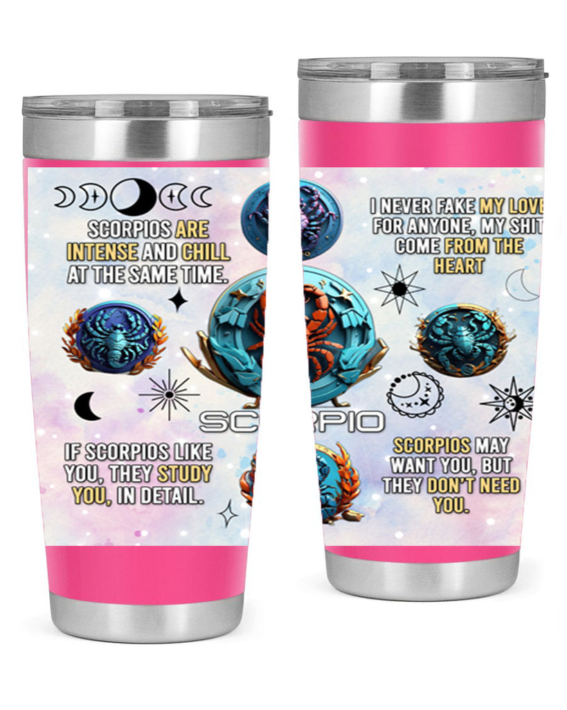 Straightscorpio 477#- zodiac- Tumbler