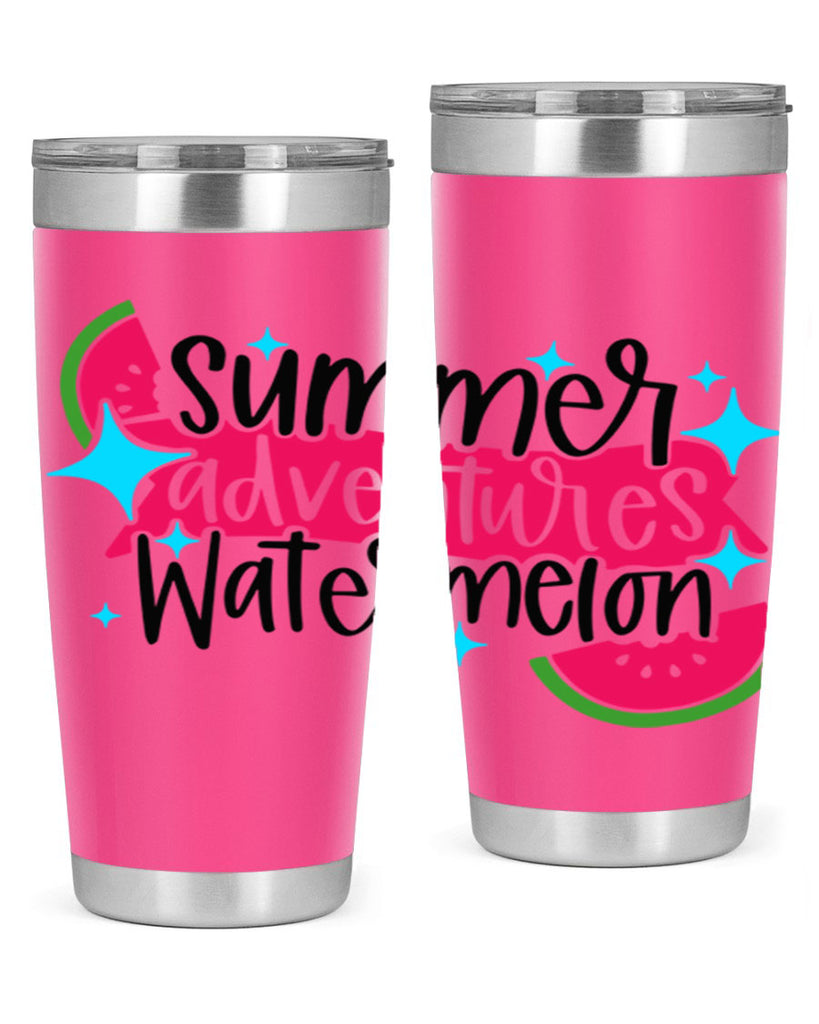 Summer Adventures Watermelon Style 23#- summer- Tumbler