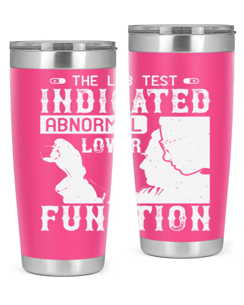 The lab test indicated abnormal lover function Style 22#- medical- tumbler