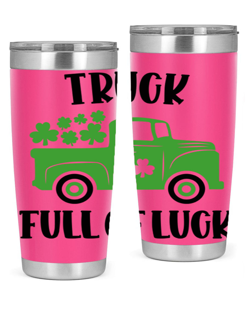 Truck Full Of Luck Style 19#- St Patricks Day- Tumbler