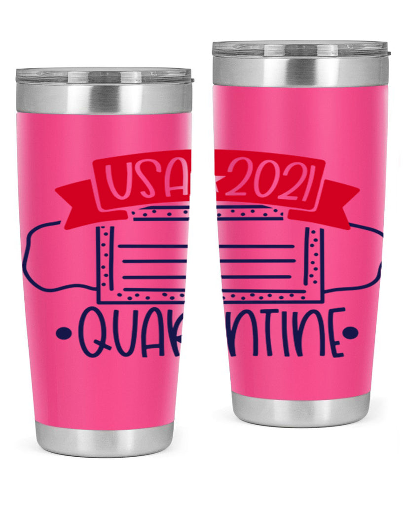 USA Quarentine Style 183#- Fourt Of July- Tumbler