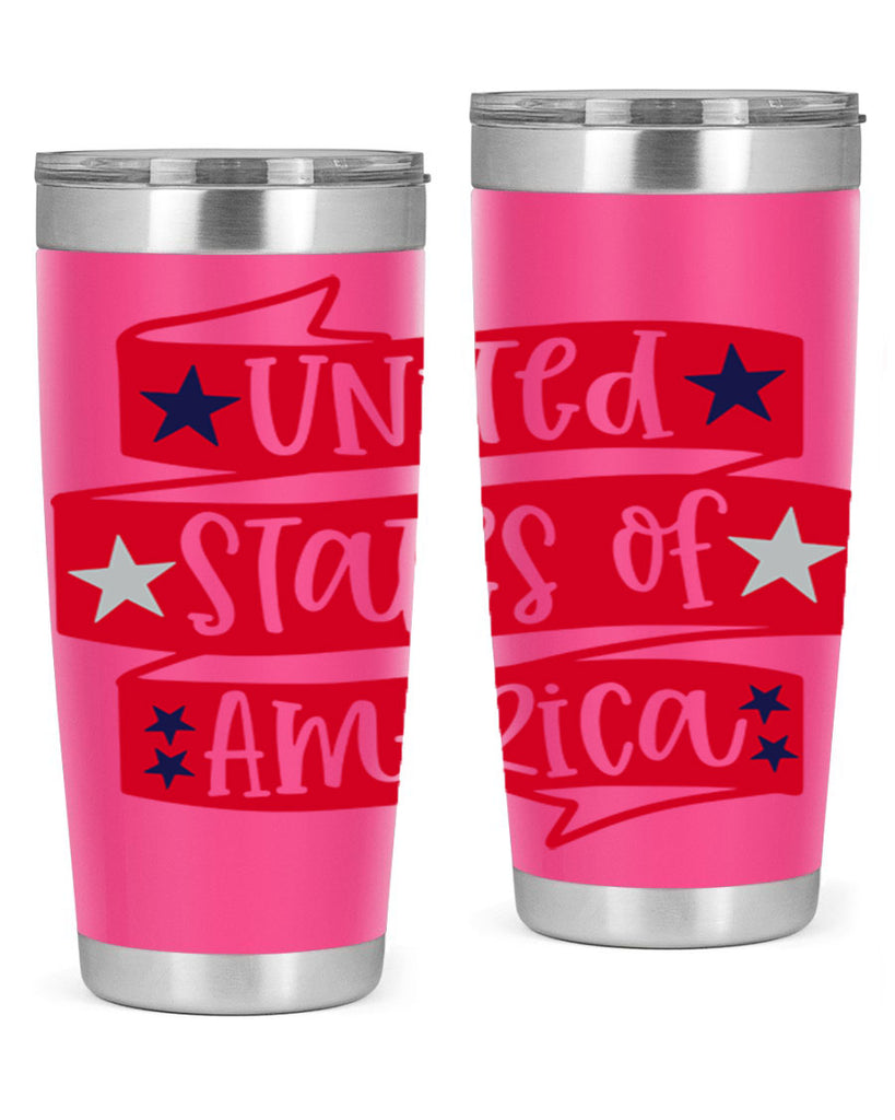 United States Of America Style 177#- Fourt Of July- Tumbler