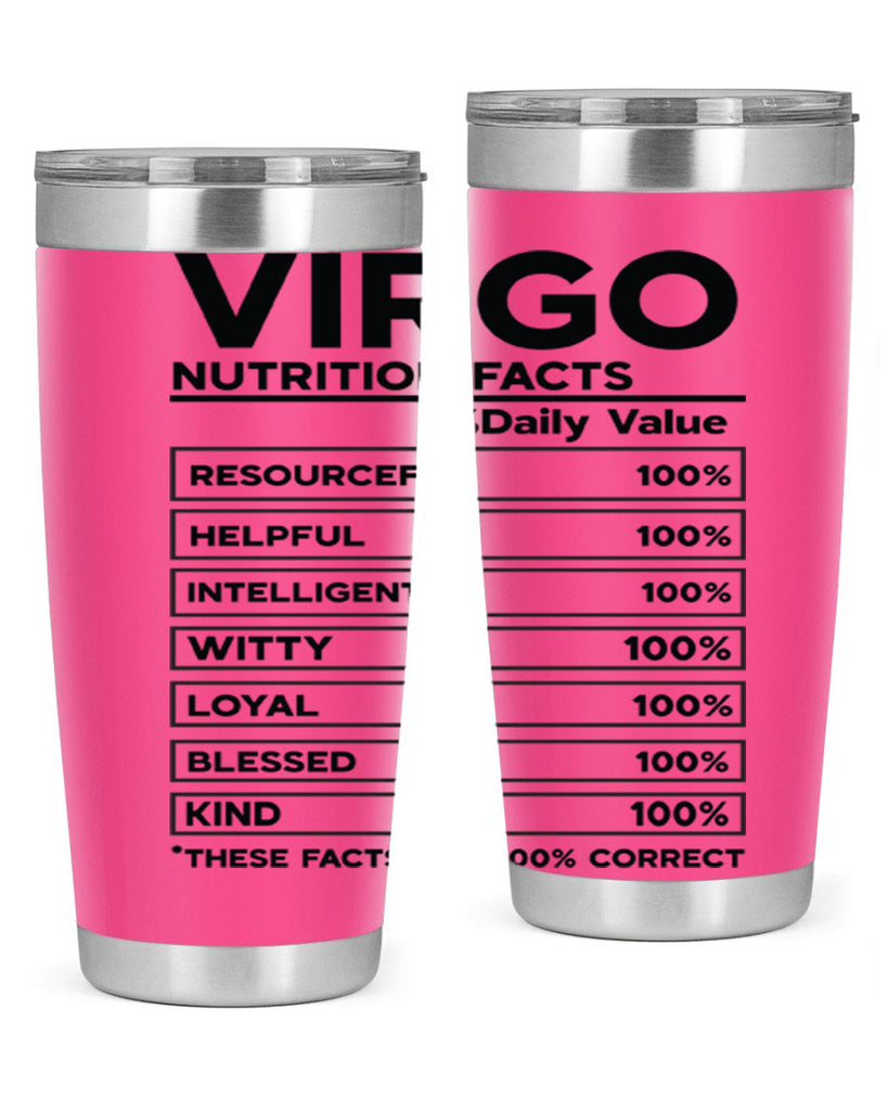 Virgo Nutrition Facts 530#- zodiac- Tumbler