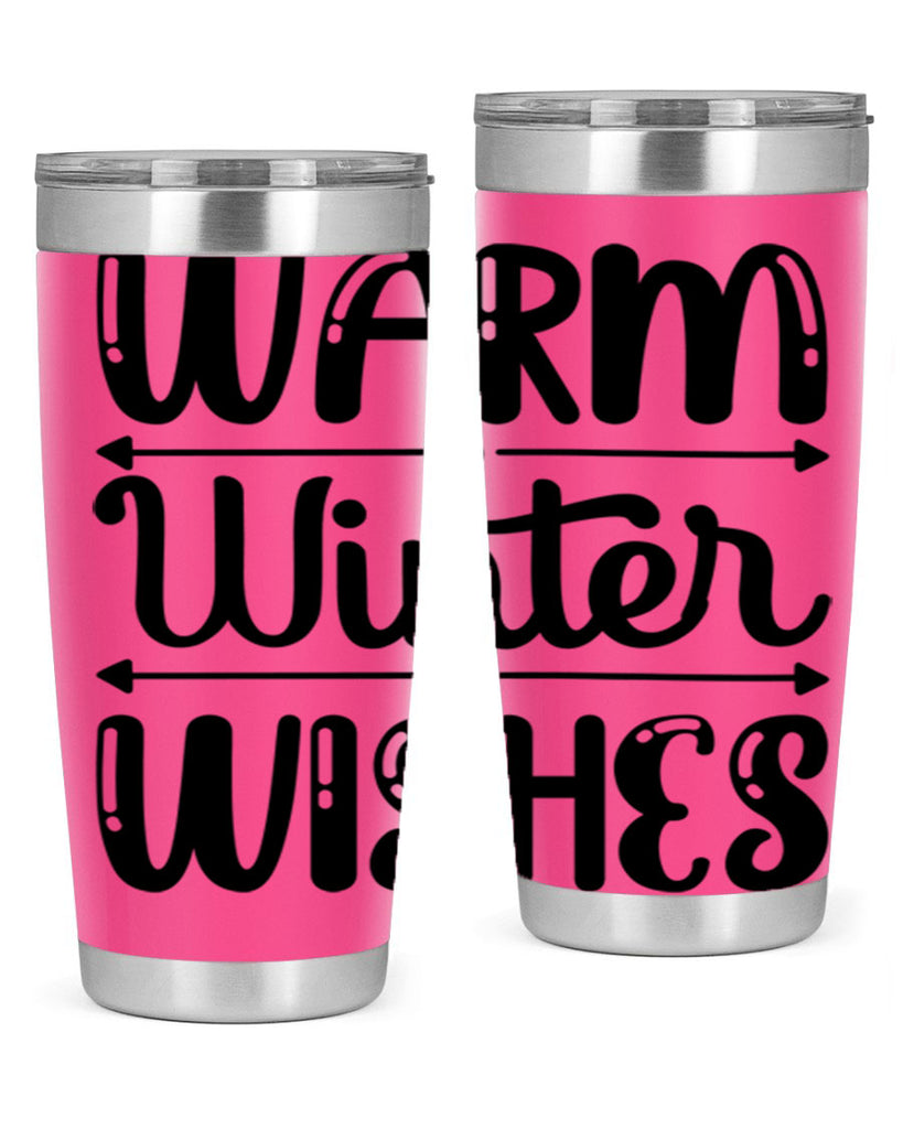 Warm Winter Wishes 463#- winter- Tumbler