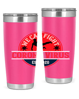 We Can Fight Corona Virus Est Style 11#- corona virus- Tumbler