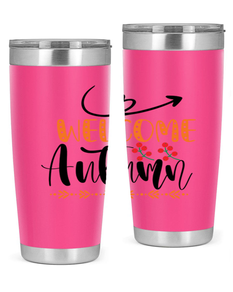 Welcome Autumn 628#- fall- Tumbler