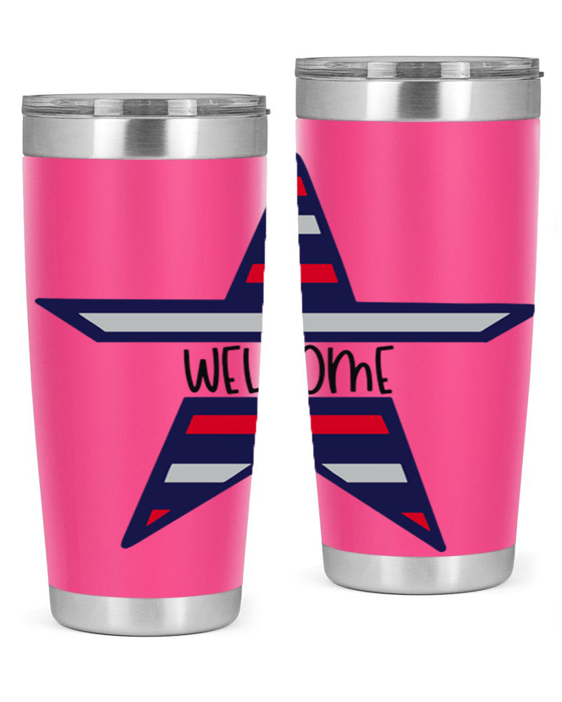 Welcome Style 186#- Fourt Of July- Tumbler