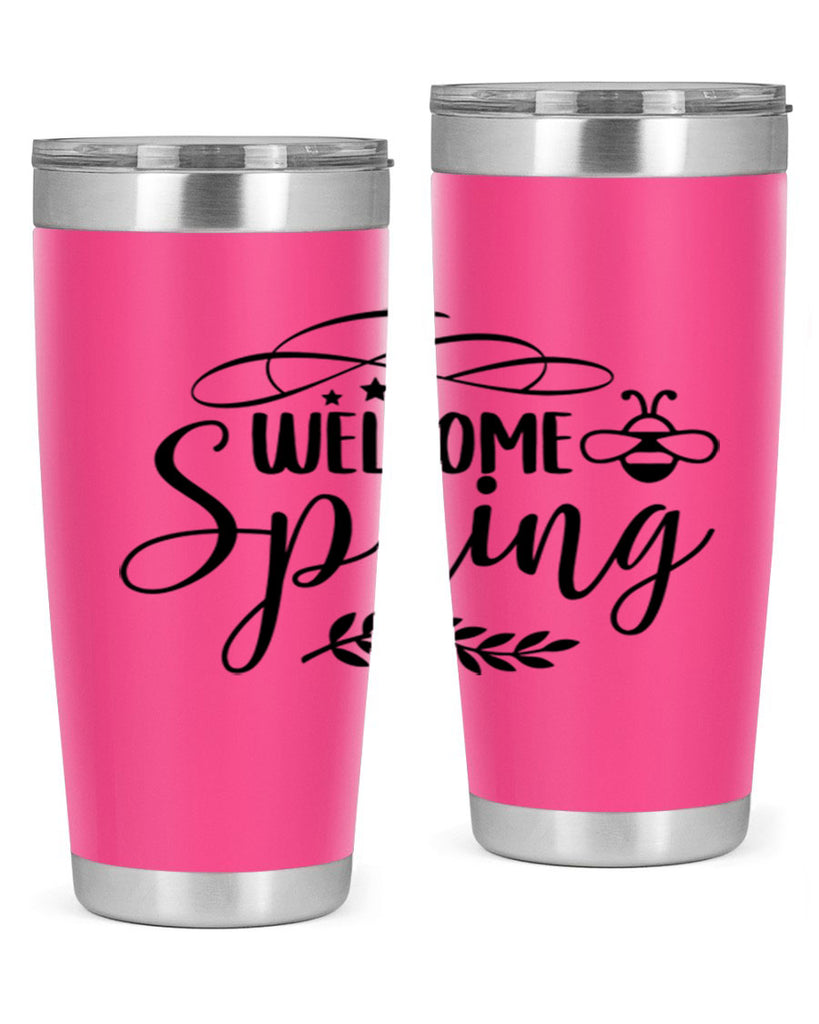Welcome spring design  594#- spring- Tumbler