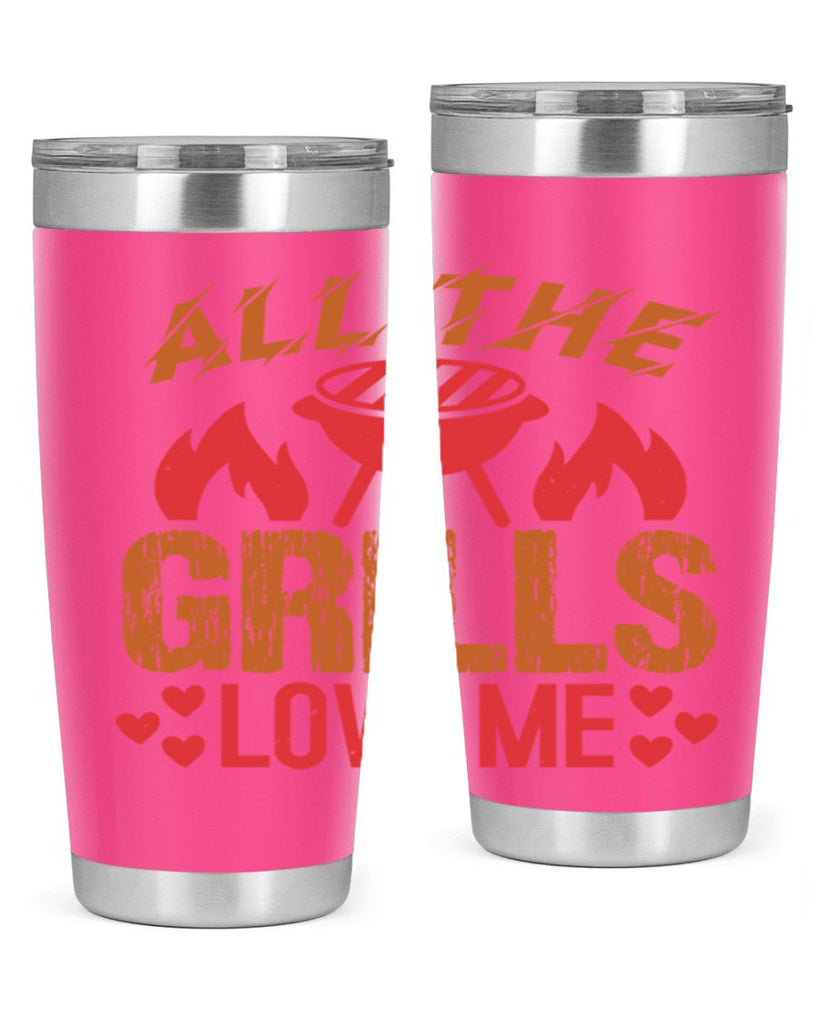 all the grills love me 50#- bbq- Tumbler