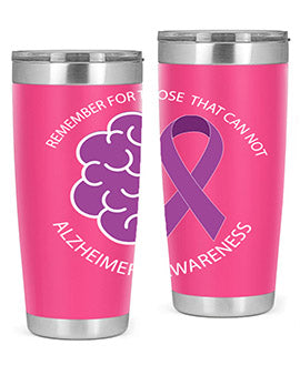 alzheimers awareness style 40#- alzheimers- Tumbler