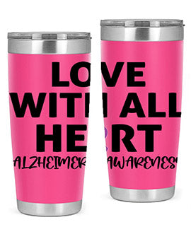 alzheimers awareness style 77#- alzheimers- Tumbler