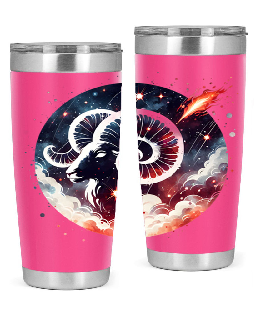aries 140#- zodiac- Tumbler