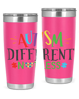 autism different not less Style 5#- autism- Tumbler