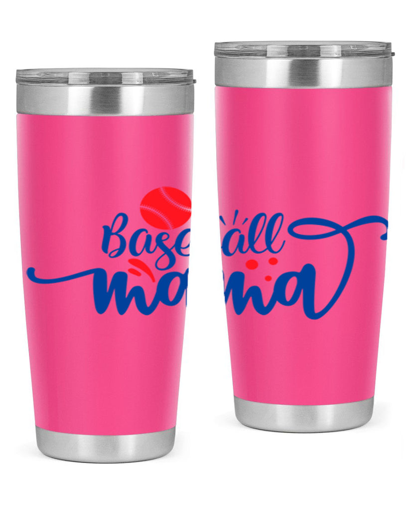 baseball mama 2208#- baseball- Tumbler