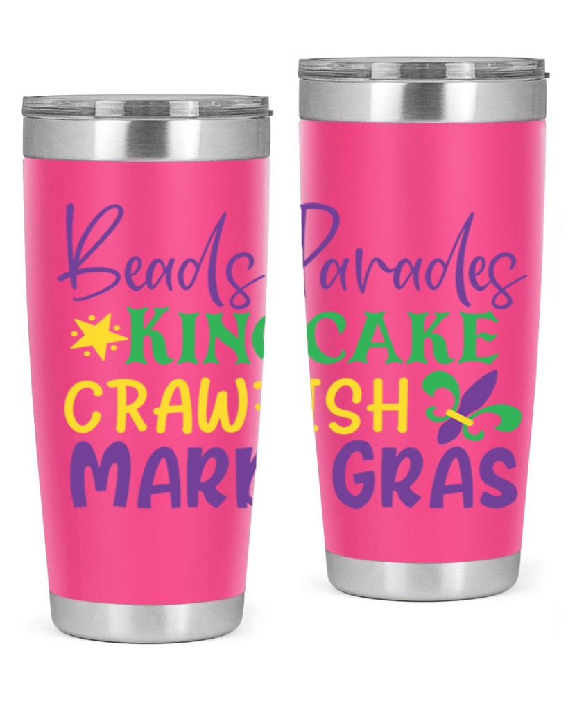 beads parades kingcake crawfish mardi gras 85#- mardi gras- Tumbler