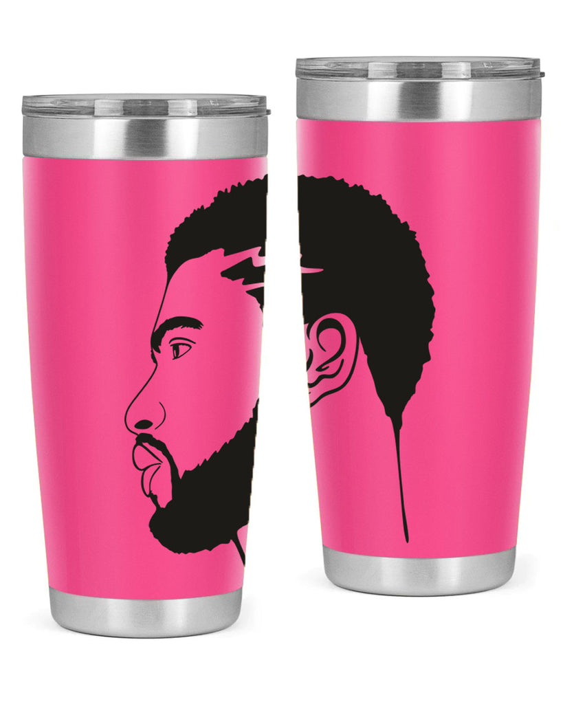 beardman 52#- black men - boys- tumbler