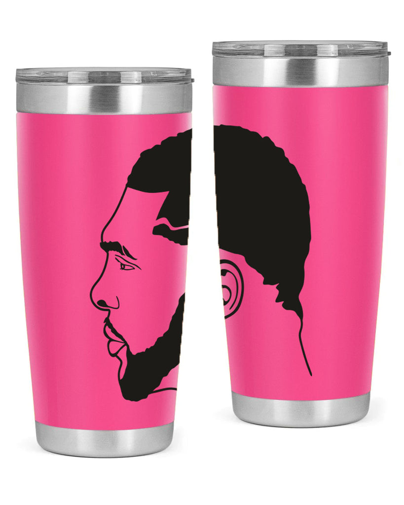 beardman 55#- black men - boys- tumbler