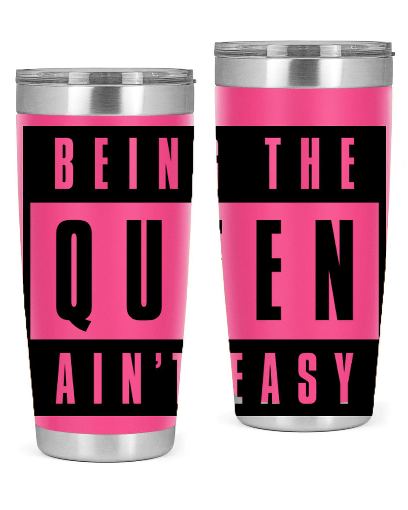 being the queen aint easy 258#- black words phrases- Cotton Tank