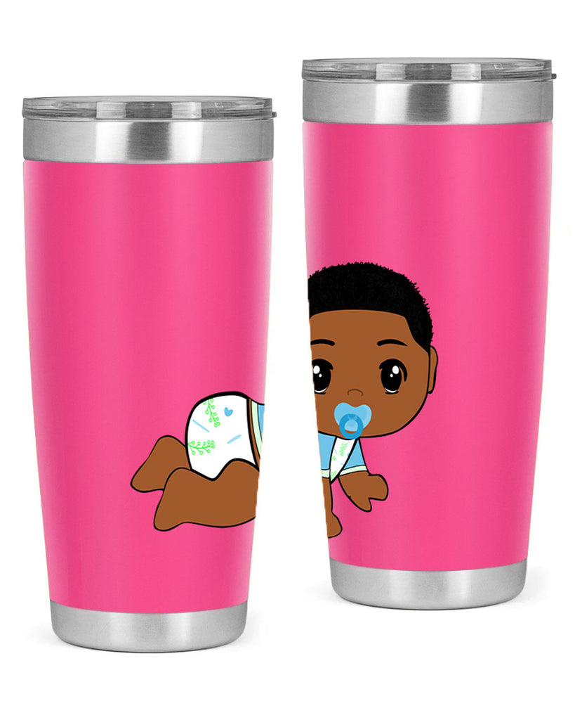 black baby boy 1#- black men - boys- tumbler