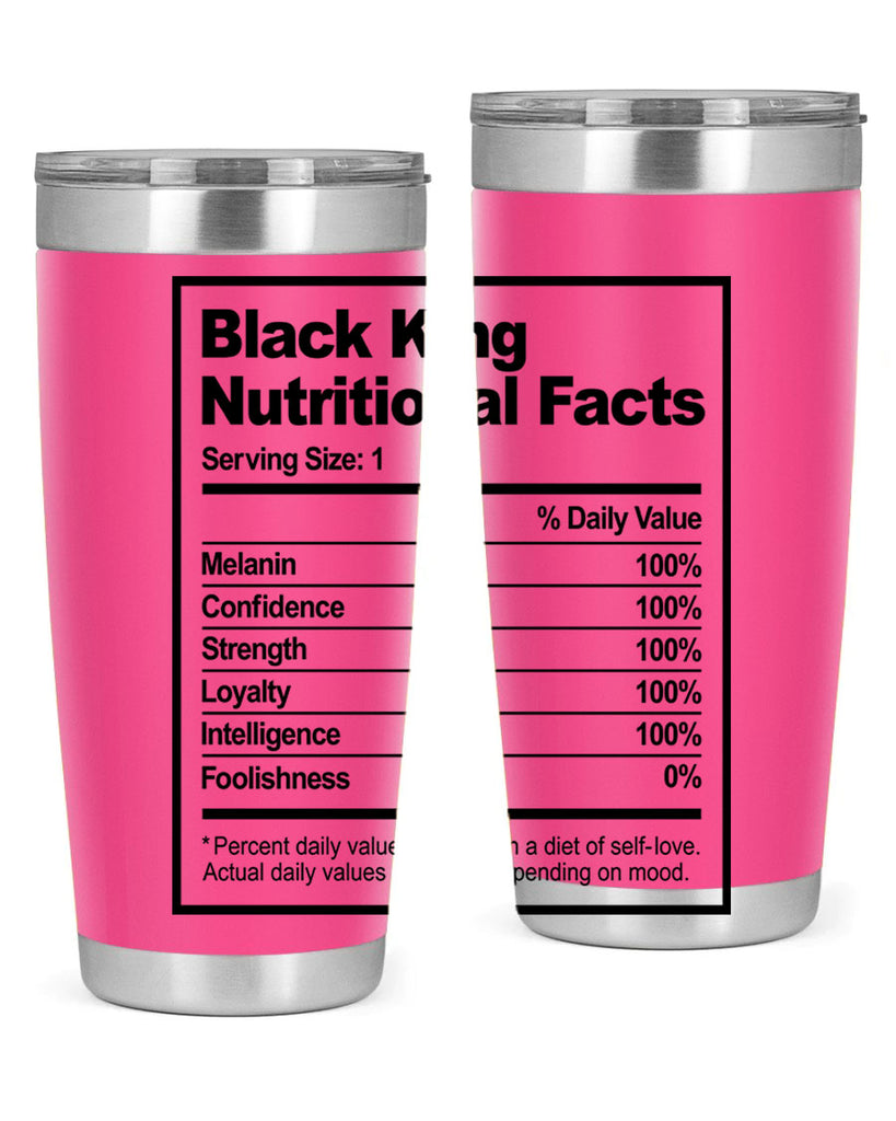 black king nutritional facts 231#- black words phrases- Cotton Tank