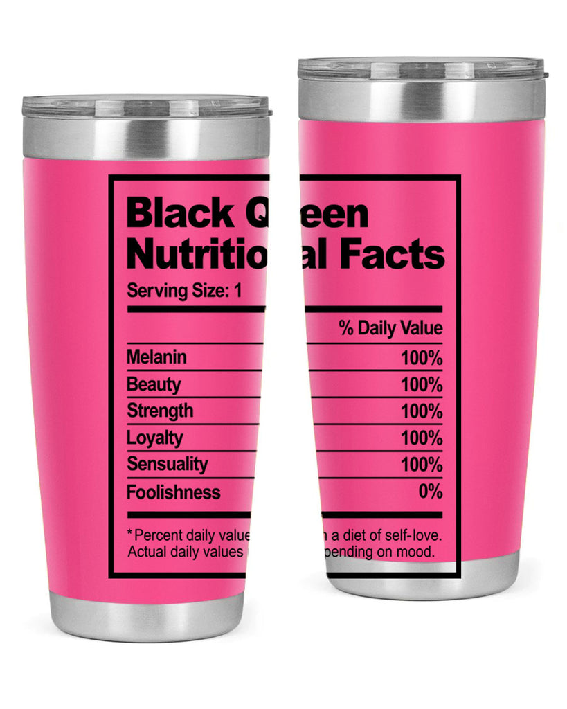 black queen nutritional facts 219#- black words phrases- Cotton Tank