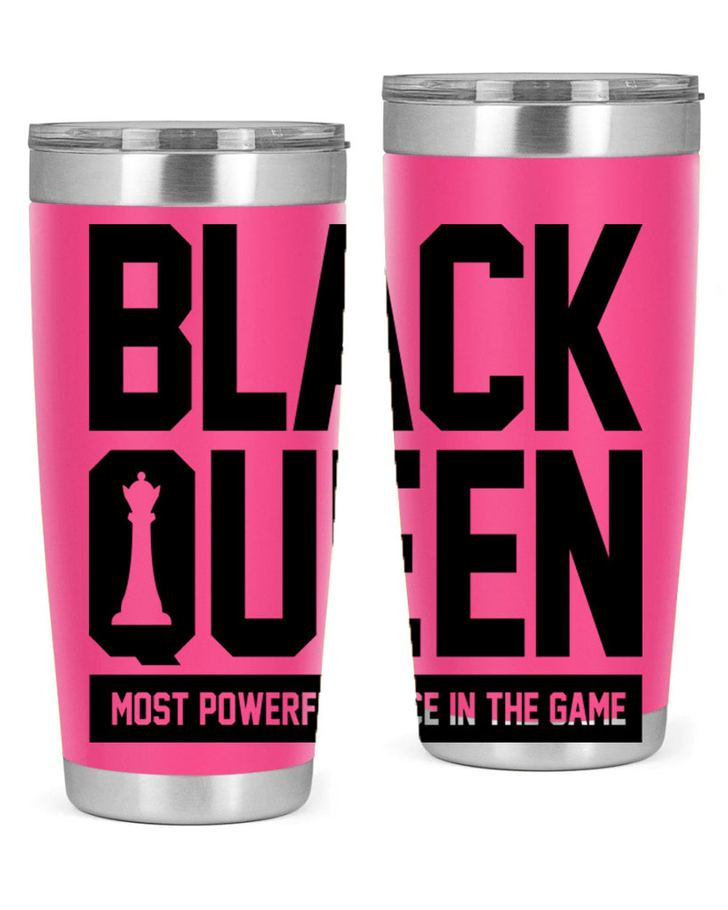 black queenchess 194#- black words phrases- Cotton Tank