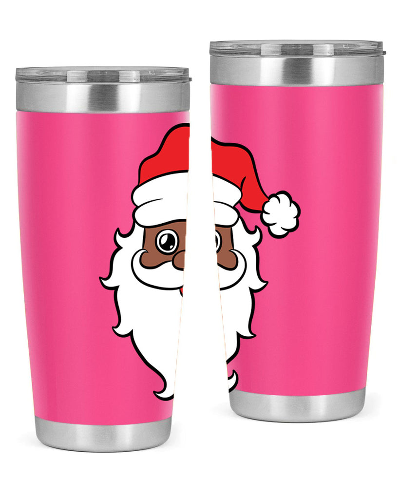 black santa 25#- black men - boys- tumbler