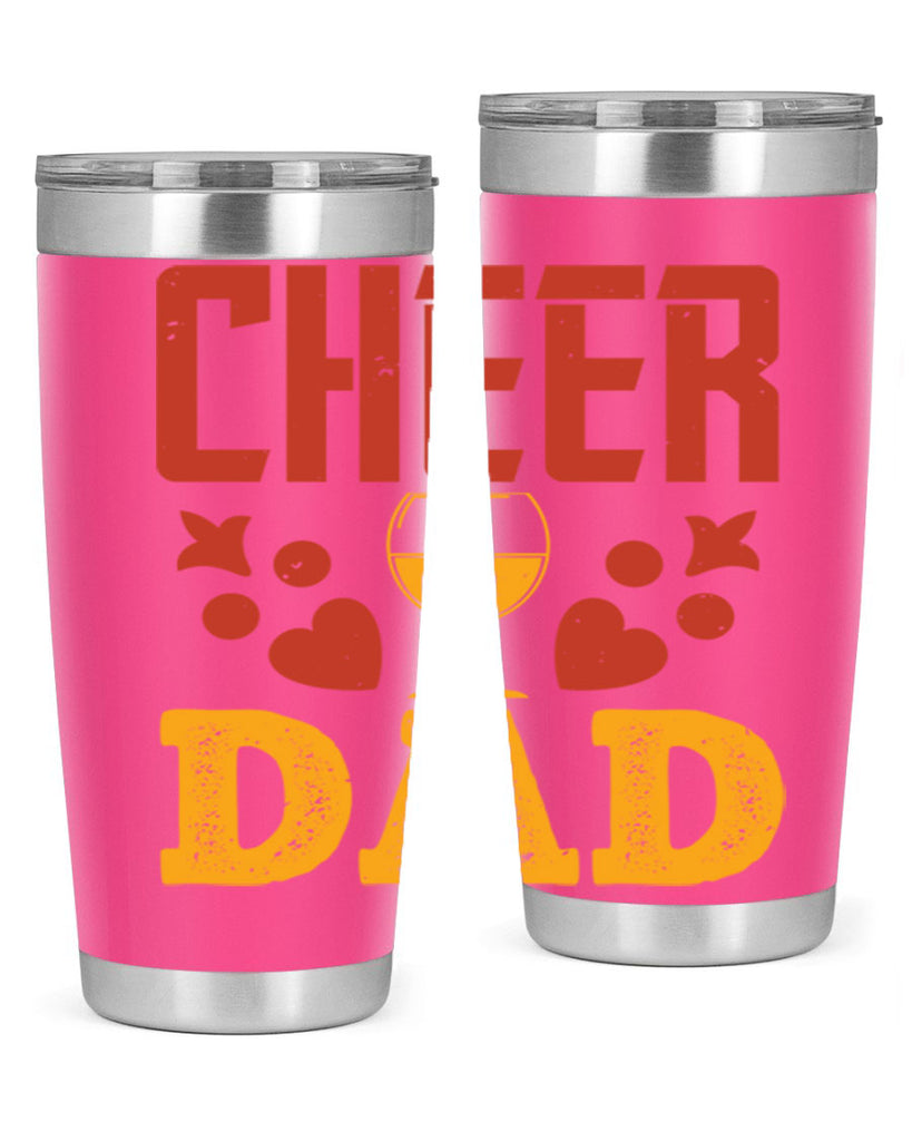 cheer dad 121#- fathers day- Tumbler