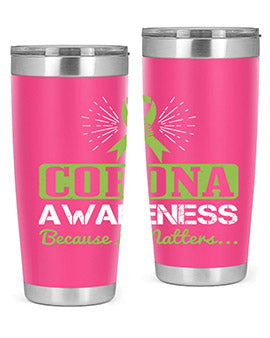 corona awareness because it matters Style 26#- corona virus- Tumbler