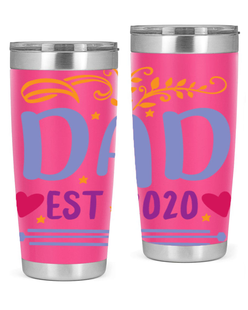 dad est 98#- fathers day- Tumbler