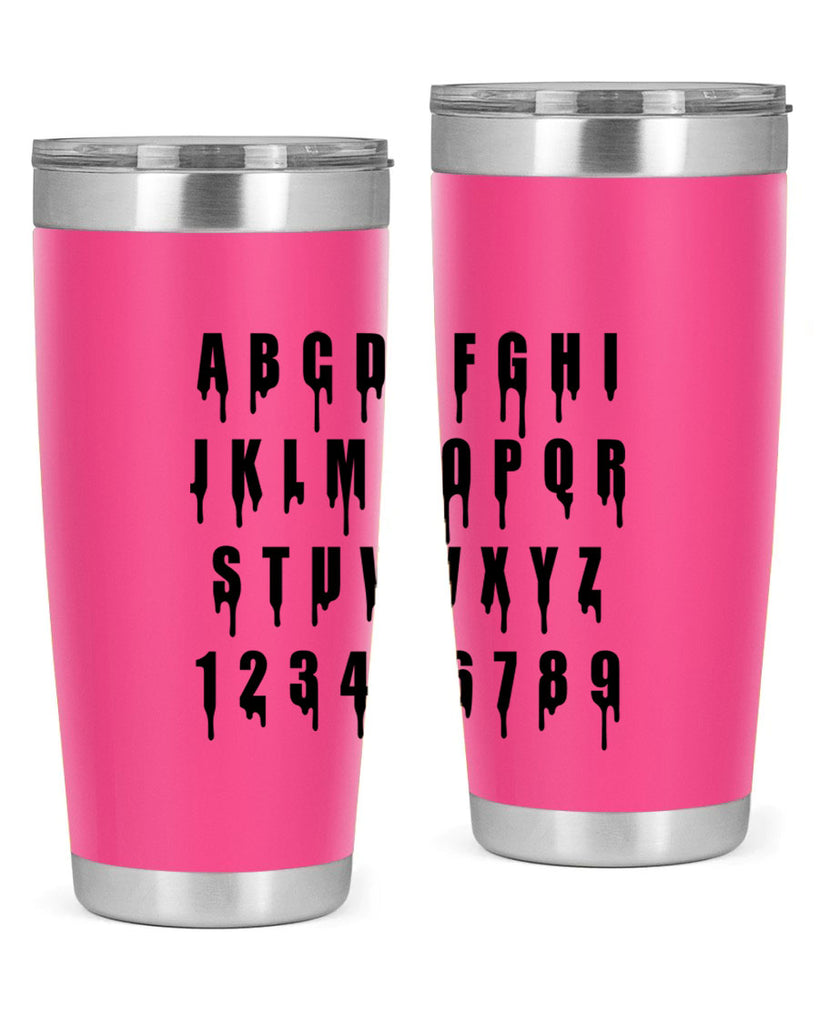 drip font 164#- black words phrases- Cotton Tank