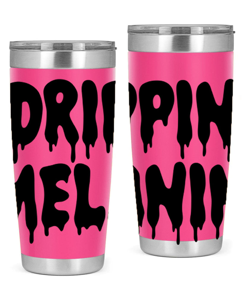 drippinmelanin  160#- black words phrases- Cotton Tank