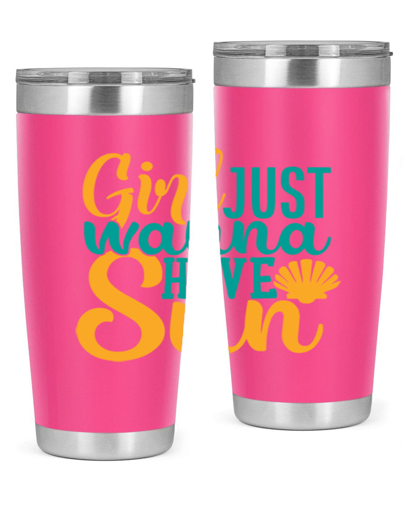 girls just wanna have sun Style 101#- summer- Tumbler