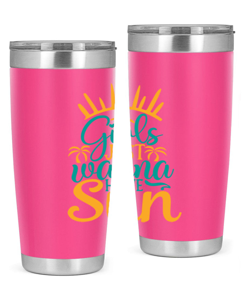 girls just wanna have sun Style 102#- summer- Tumbler