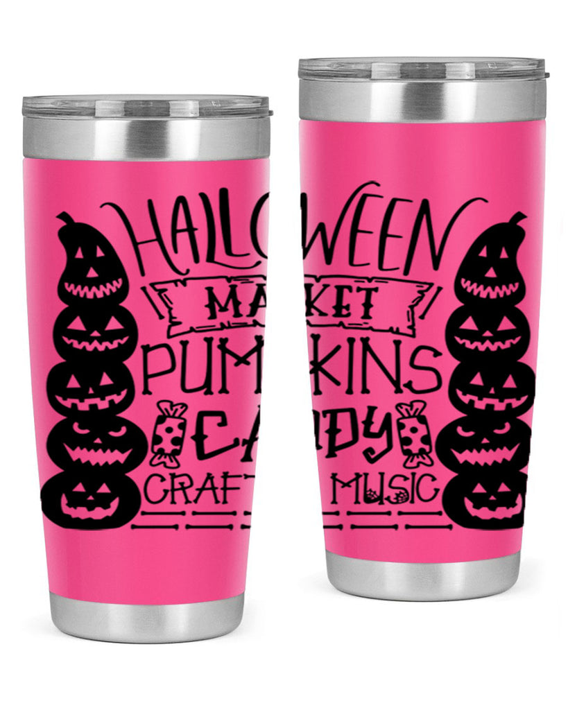 halloween market pumpkins candy 73#- halloween- Tumbler